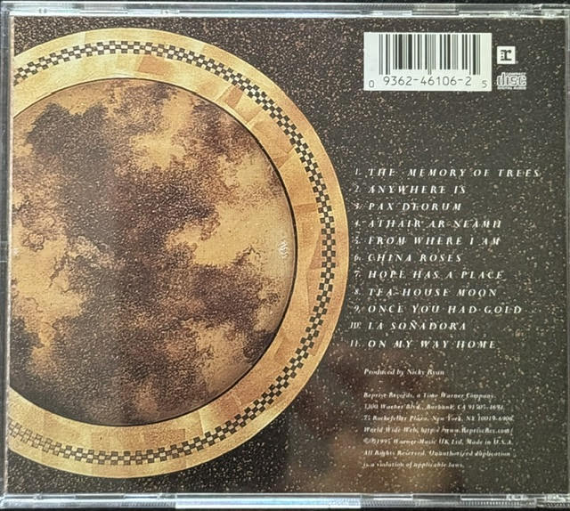 Enya – The Memory Of Trees (CD, 1995, Reprise Records 9 46106-2)