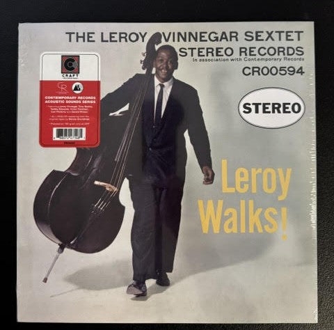 The Leroy Vinnegar Sextet – Leroy Walks! (Vinyl, LP, Album, Reissue, Stereo, 180g, 2023, Stereo Records CR00594)