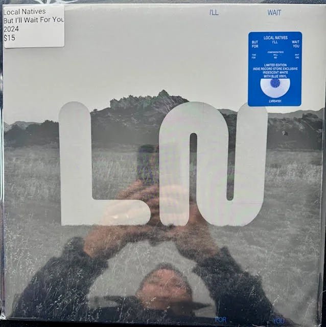 Local Natives – But I’ll Wait For You (LP, Limited Edition, Iridescent White w/ Blue Vinyl, 2024, Loma Vista LVR04101) - Maple City Music