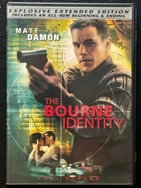 The Bourne Identity – Explosive Extended Edition (DVD, 2002, Universal)