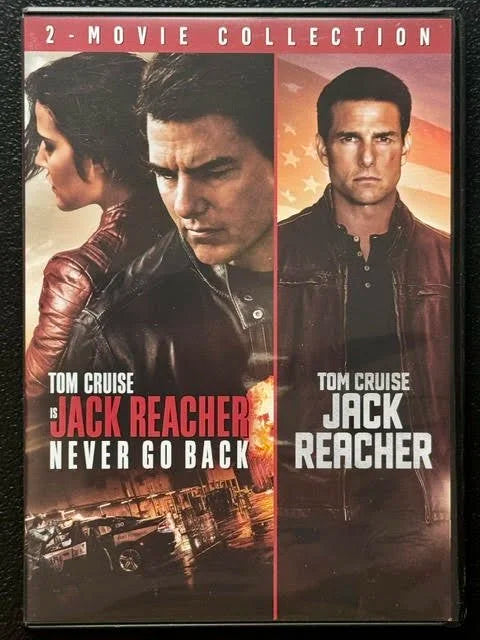 Jack Reacher / Jack Reacher: Never Go Back – 2-Movie Collection (DVD, Paramount Pictures)