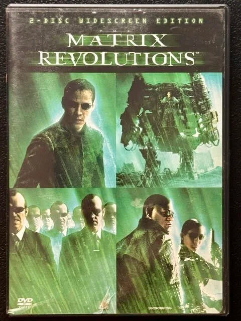 The Matrix Revolutions – 2-Disc Widescreen Edition (DVD, 2003, Warner Bros.)