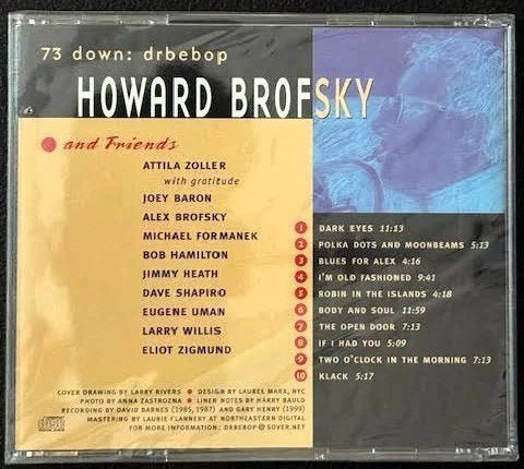 Howard Brofsky and Friends – 73 Down: Dr. Bebop (CD, 1998, Dr. Bebop Records) - Maple City Music
