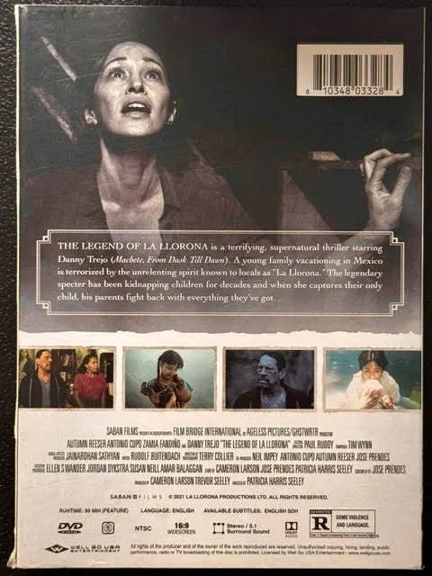 The Legend of La Llorona (DVD, 2022, Saban Films)