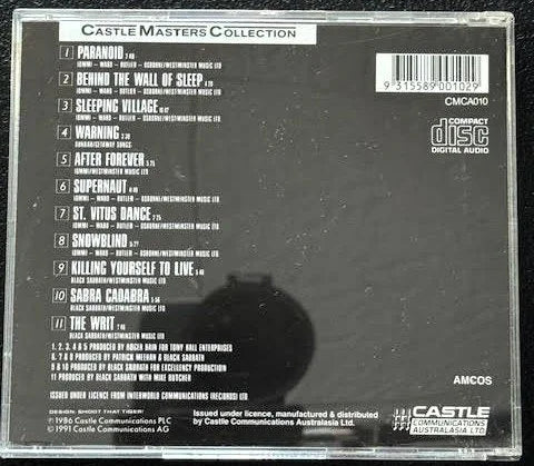 Black Sabbath – The Sabbath Collection (CD, Compilation, 1992, Castle Communications CMCA010) - Maple City Music