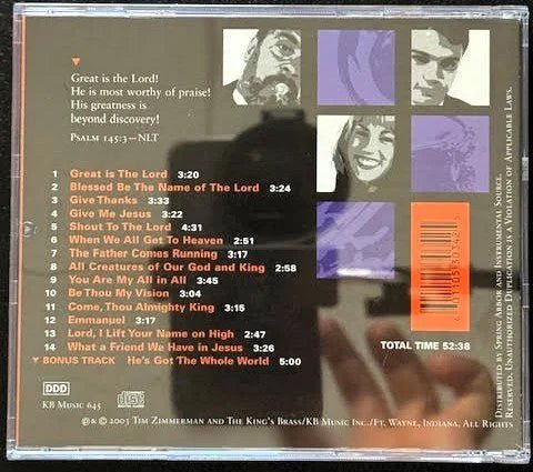 Tim Zimmerman And The King's Brass – Praise & Worship (Used) - Maple City Music