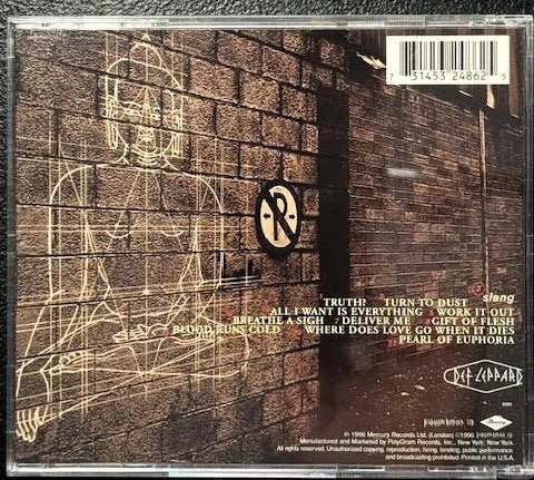 Def Leppard – Slang (CD, Album, Stereo, 1996, Mercury 314 532 486-2) - Maple City Music