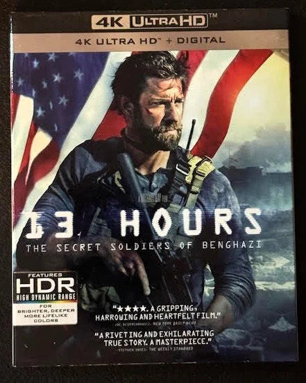 13 Hours: The Secret Soldiers of Benghazi (4K Ultra HD + Blu-ray, 2019, Paramount Pictures)