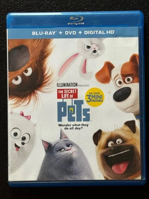 The Secret Life of Pets – Blu-ray + DVD Combo Pack (Used)