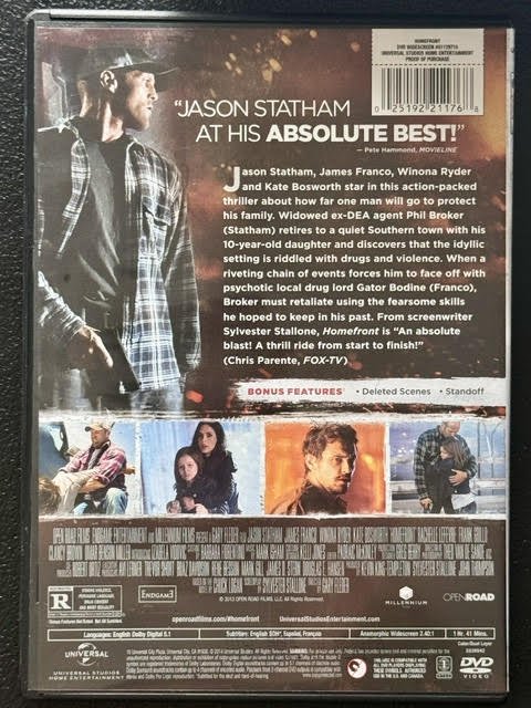 Homefront (DVD, 2013, Universal Pictures)