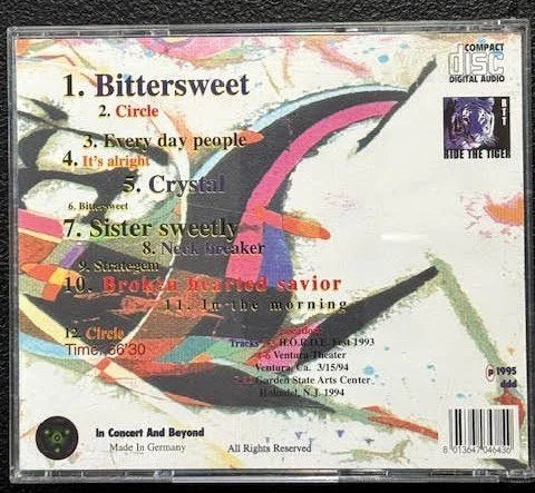 Big Head Todd & The Monsters – Bittersweet People (CD, 1995, Ride The Tiger RTT 015) - Maple City Music