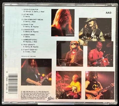 The Allman Brothers Band – Seven Turns (Used) - Maple City Music