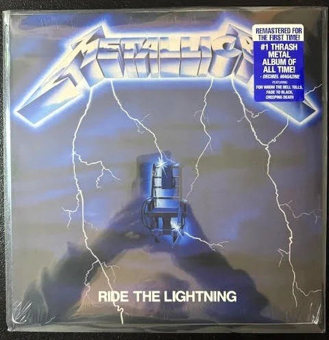 Metallica – Ride The Lightning (LP, 2016 Remastered Reissue, Blackened BLCKND004R-1)