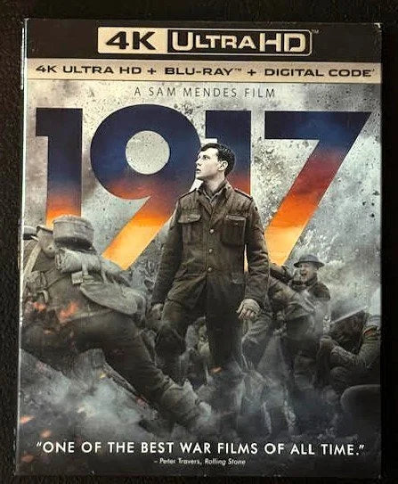 1917 (4K Ultra HD + Blu-ray + Digital 4K, 2020, Universal Studios)