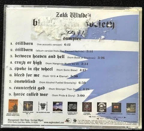 Zakk Wylde's Black Label Society – Ozzfest Sampler (Used) - Maple City Music