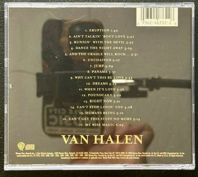 Van Halen – Best Of Volume I (CD, 1996, Warner Bros. Records 9 46332-2) - Maple City Music
