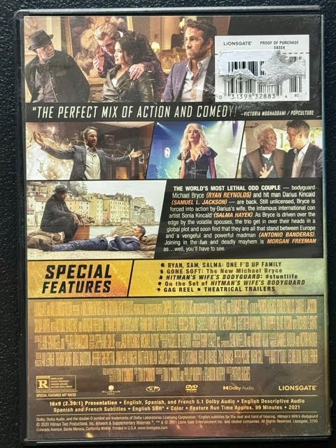 Hitman’s Wife’s Bodyguard (DVD, 2021, Lionsgate)