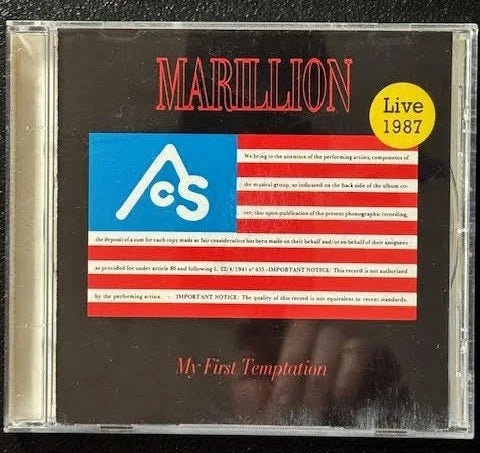 Marillion – My First Temptation (Used) - Maple City Music