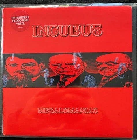 Incubus – Megalomaniac (7", Single, Limited Edition, Red Blood Vinyl, 45 RPM, 2004, Epic / Immortal Records 674646 7A) - Maple City Music