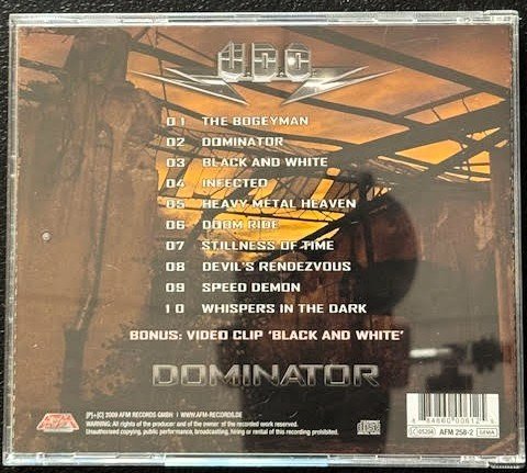 U.D.O. – Dominator (CD, Album, Enhanced, AFM 258-2) - Maple City Music
