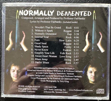 Professor Fairbanks – Normally Demented (New) - Maple City Music