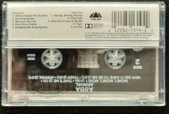ABBA – Arrival (Cassette, 1976, Polar / Atlantic)