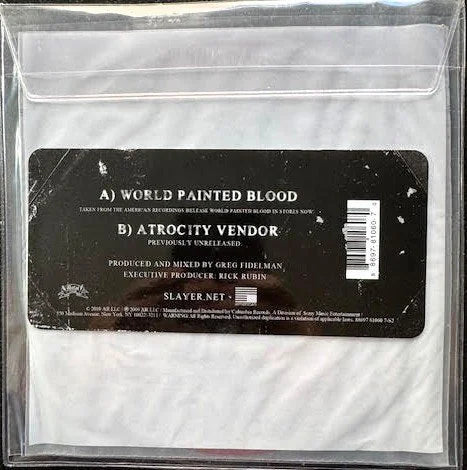 Slayer – World Painted Blood / Atrocity Vendor (Used) - Maple City Music