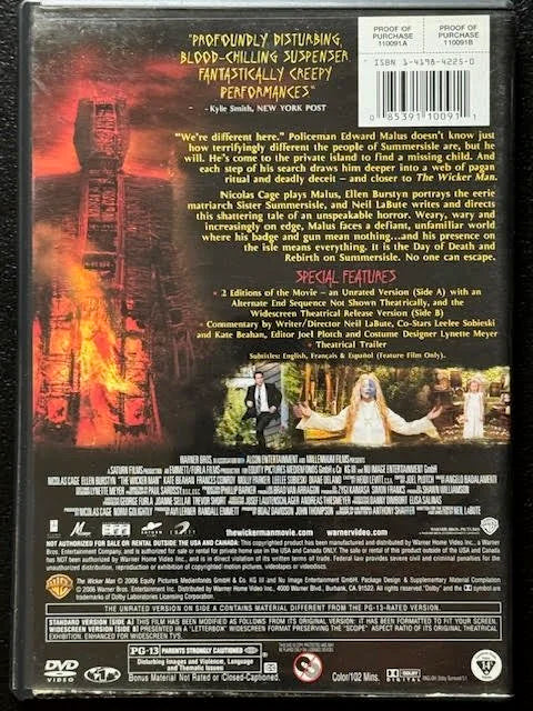 The Wicker Man — Full-Screen Edition (Alternate Ending) (Used)