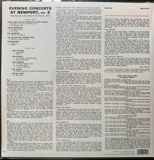Various – Newport Folk Festival 1963: Evening Concerts Vol. 2 (Vinyl, LP, Vanguard VSD 79149) - Maple City Music