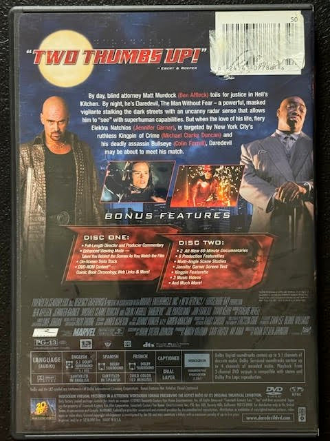 Daredevil – Widescreen Edition (DVD, Widescreen Edition, 20th Century Fox Home Entertainment)