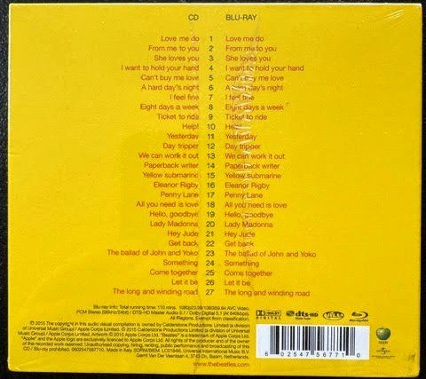The Beatles – 1 (CD + Blu-ray, 2015, Apple Records / Universal Music Group International 0602547567710) - Maple City Music