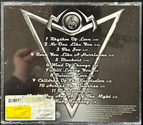 Scorpions – Comeblack (Used) - Maple City Music