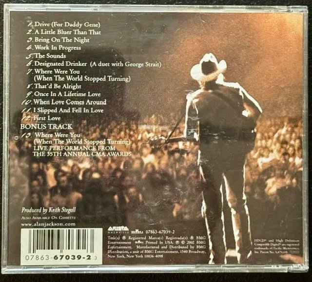 Alan Jackson – Drive (CD, 2002, Arista 07863-67039-2) - Maple City Music