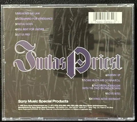 Judas Priest – Prisoners Of Pain (CD, 1996, Sony Music Special Products A 28064) - Maple City Music