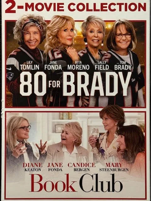 2-Movie Collection: 80 for Brady / Book Club (DVD, 2-Movie Collection, Paramount Pictures Home Entertainment)