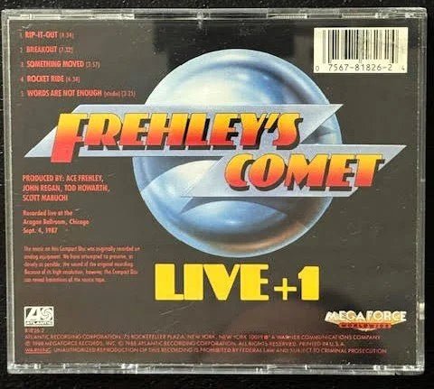 Frehley’s Comet – Live + 1 (CD, Mini-Album, Atlantic 81826-2) - Maple City Music
