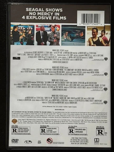 4 Film Favorites — Steven Seagal Collection (Used)