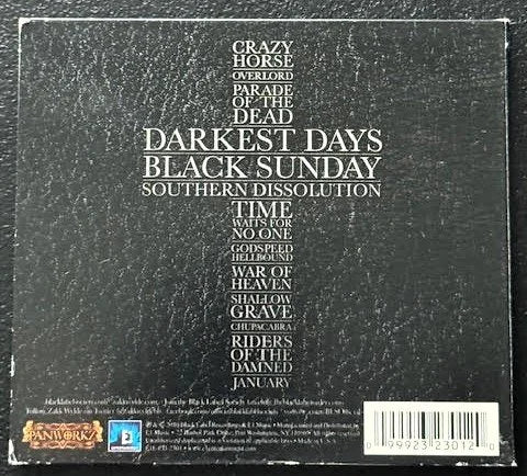 Black Label Society – Order Of The Black (CD, Album, Digipak, 2010, E1 Entertainment E1E-CD-2301) - Maple City Music