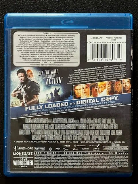 Gamer — Unleash Him (DVD, 2-Disc Special Edition, 2009, Lionsgate Films)