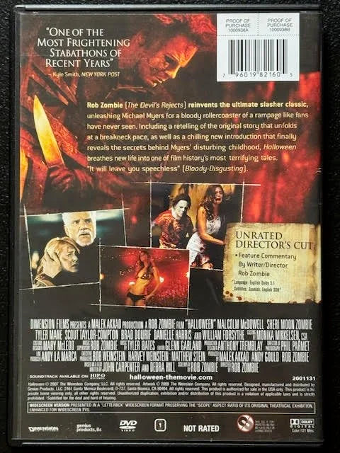 Halloween — Unrated Director’s Cut (A Rob Zombie Film) (Used)
