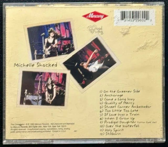 Michelle Shocked – Mercury Poise: 1988–1995 (CD, 1995, Mercury Records 314 532 960-2) - Maple City Music