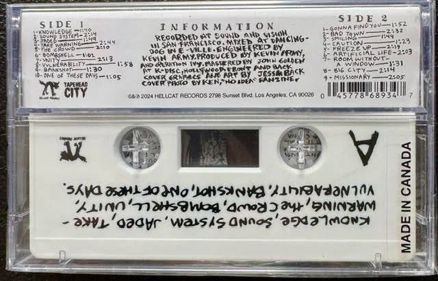 Operation Ivy – Energy (Cassette, 2024, Hellcat THC-037)
