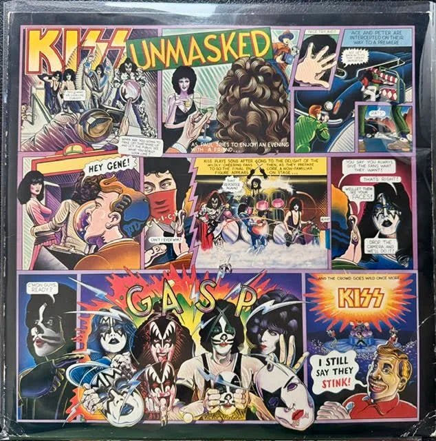 Kiss – Unmasked (LP, Casablanca, NBLP 7225, Poster + Merch Insert, Original Inner) - Maple City Music