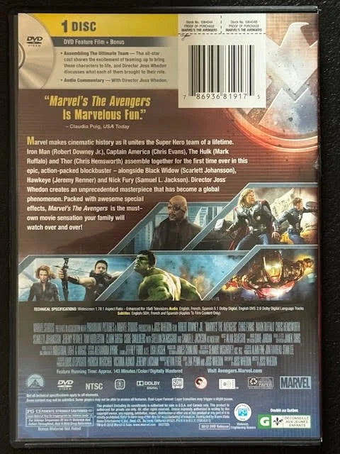 Marvel’s The Avengers (Used)