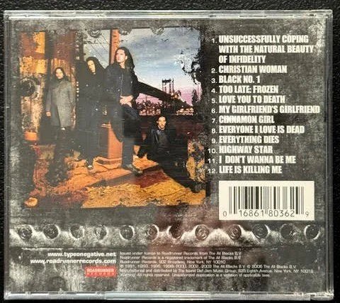 Type O Negative – The Best Of Type O Negative (CD, 2006, Roadrunner Records 168 618 036-2) - Maple City Music