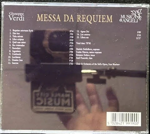Giuseppe Verdi – Messa Da Requiem (CD, 1995, Musica Di Angeli 5028421991900)