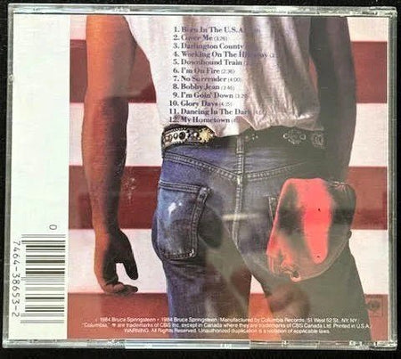 Bruce Springsteen – Born In The U.S.A. (CD, Album, JVC Pressing, Columbia CK 38653) - Maple City Music