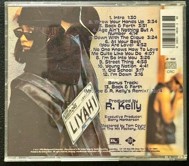 Aaliyah – Age Ain't Nothing But A Number (CD, 1994, Jive J2 1533, Club Edition CRC)Aaliyah – Age Ain't Nothing But A Number (CD, Album, Club Edition, 1994, Jive J2 1533) - Maple City Music
