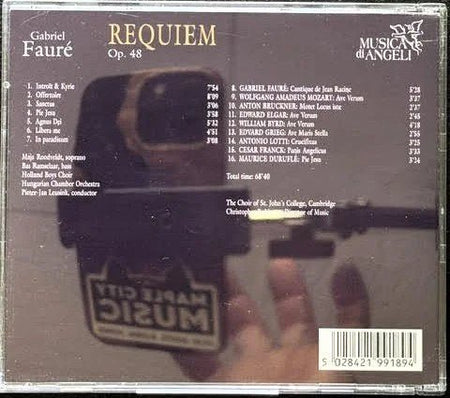 Gabriel Fauré – Requiem, Op. 48 (CD, 1995, Musica Di Angeli 5028421991894) - Maple City Music