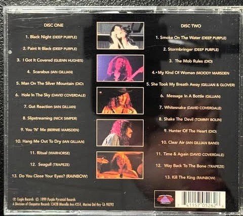 Deep Purple – The Friends And Relatives Album (2xCD, Compilation, 1999, Purple Pyramid CLP 0526-2) - Maple City Music